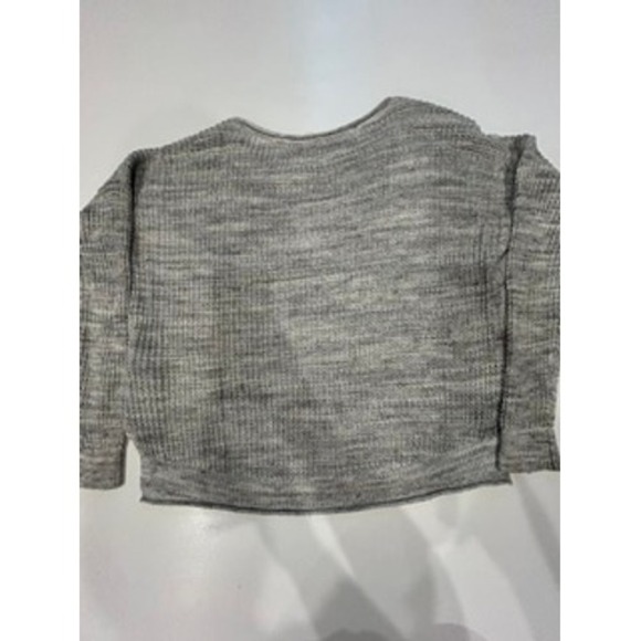 Hollister Sweaters - Hollister Grey Marled Waffle Knit Relaxed Crewneck Sweater XS